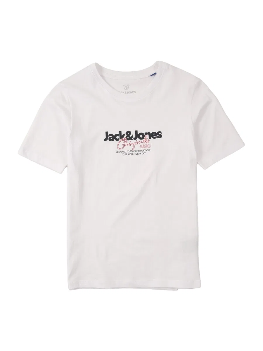 Детская футболка 'JORCASSIS' белого цвета Jack & Jones Junior