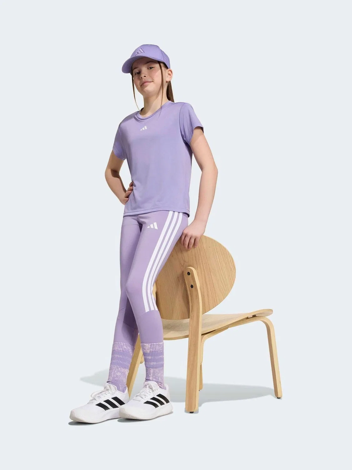 Футболка тренировочная adidas Light Purple, светло-фиолетовый — фото 3