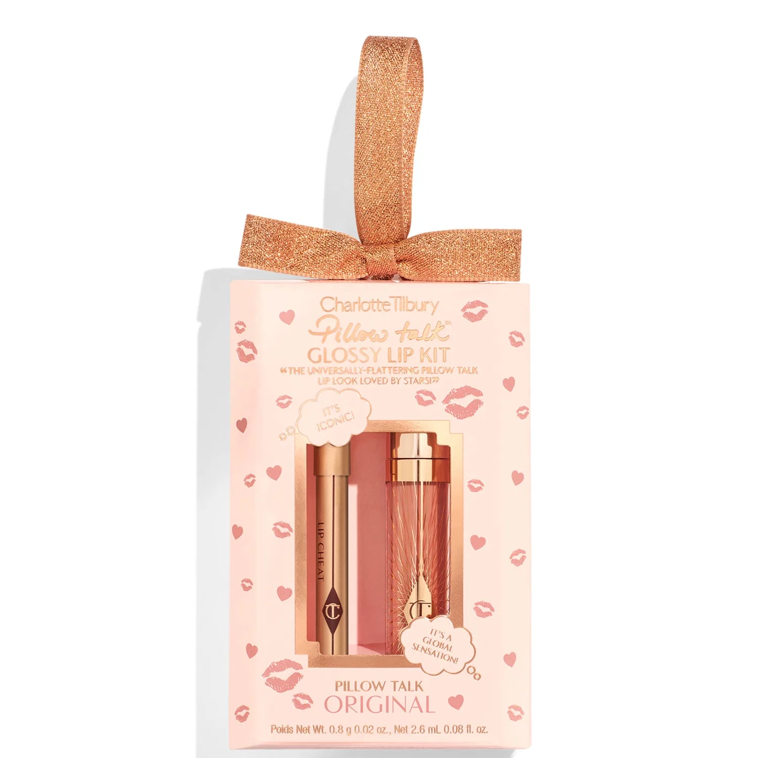 Набор для губ Glossy Lips Duo Pillow Talk Original Charlotte Tilbury, Original — фото 2