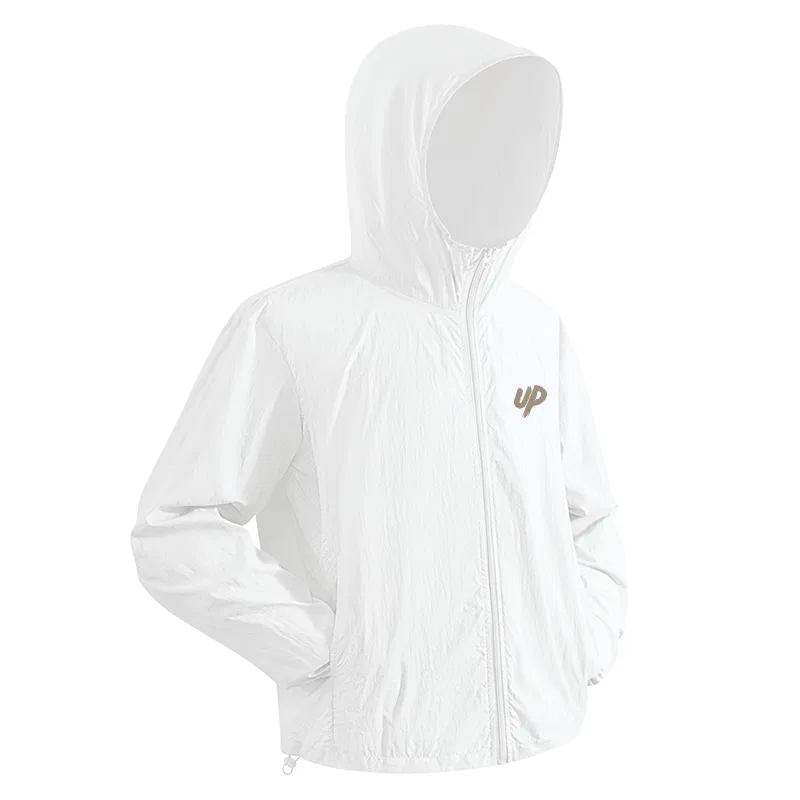 Детская солнцезащитная куртка Outdoor Sun Protection MINISO, White With Up Chest Logo