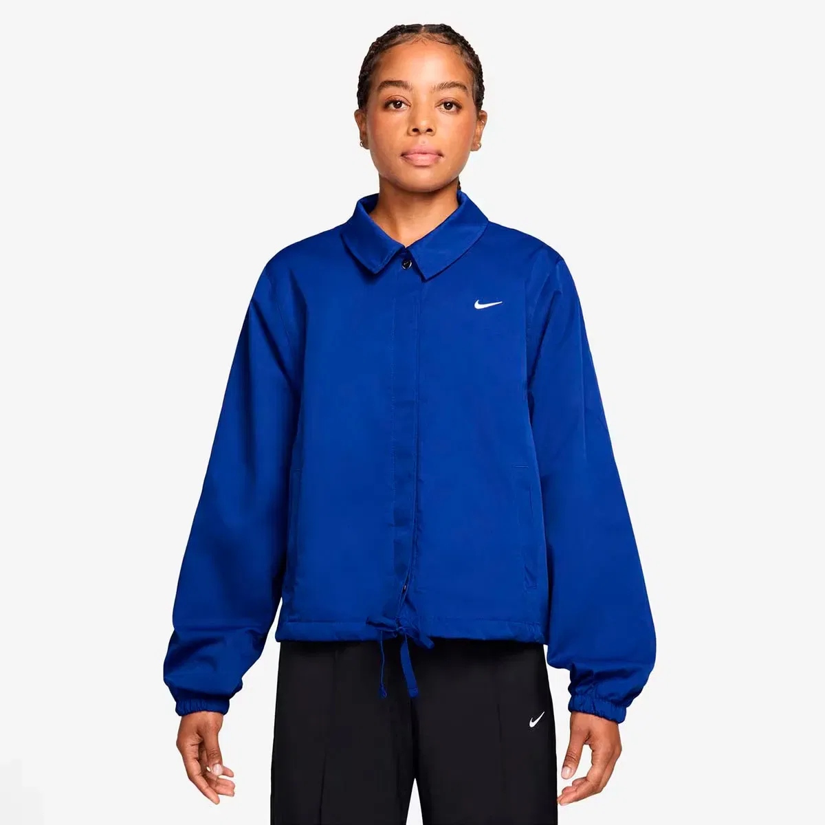 Женская куртка W Nk Essntl Coaches Jkt Nike, Azul