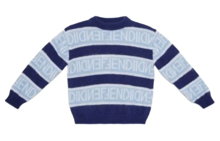 Детский свитер с длинным рукавом FENDI, Синий
