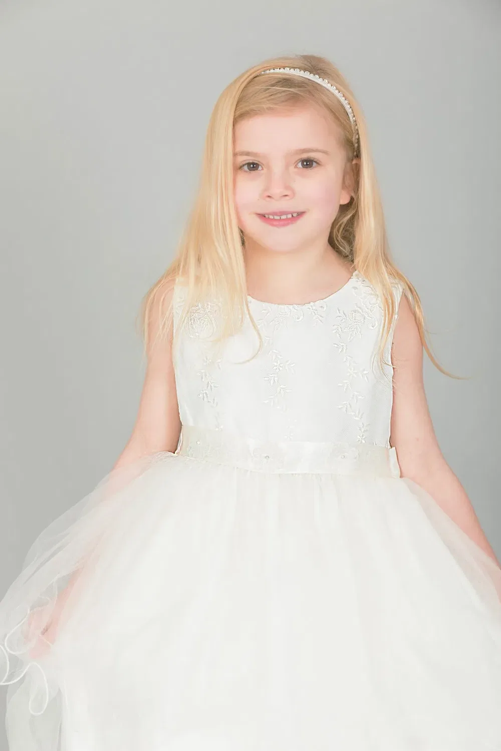 Платье Tiffany Uk Flower Girl Boutique, Ivory