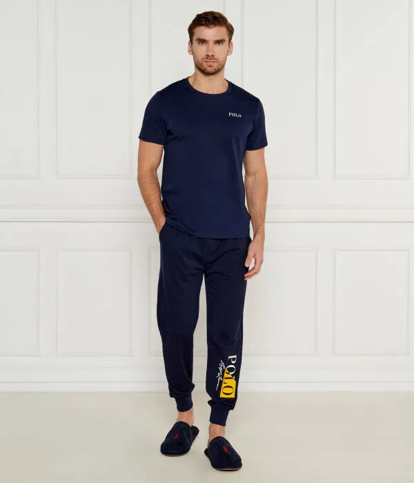 Мужская футболка хлопковая Polo Ralph Lauren, Blu Marino — фото 2