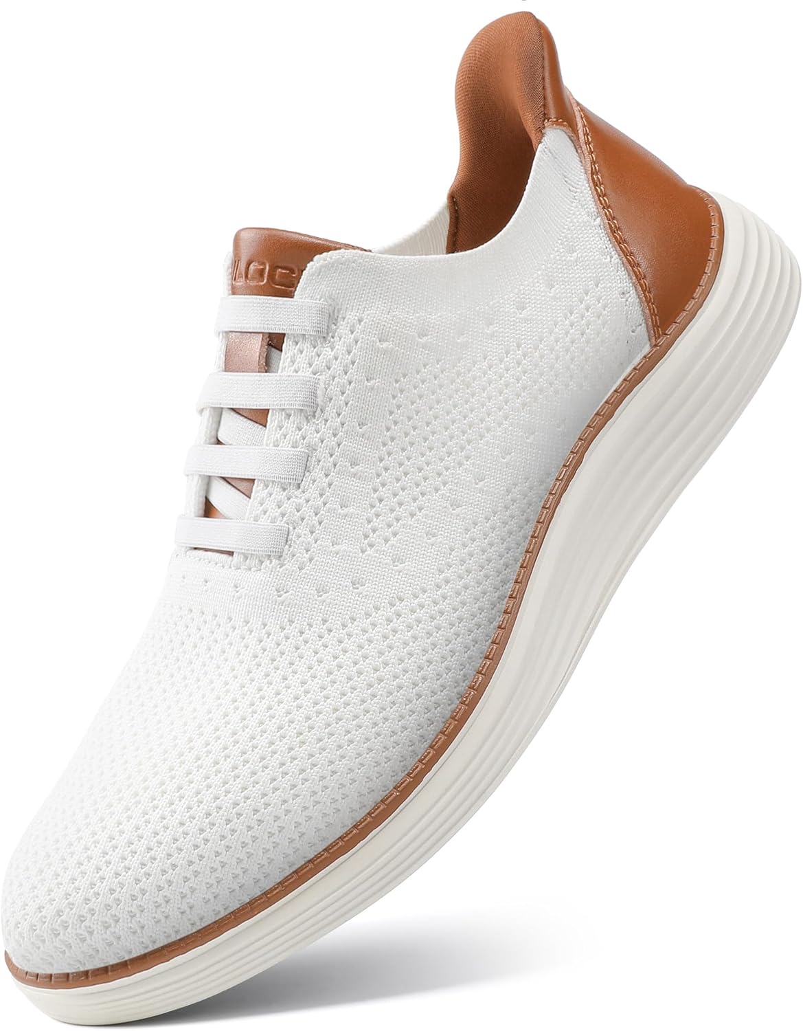 

Мужские слипоны VILOCY, повседневные деловые кроссовки для ходьбы, удобные без шнурков, модные кроссовки, легкие деловые оксфорды, белый