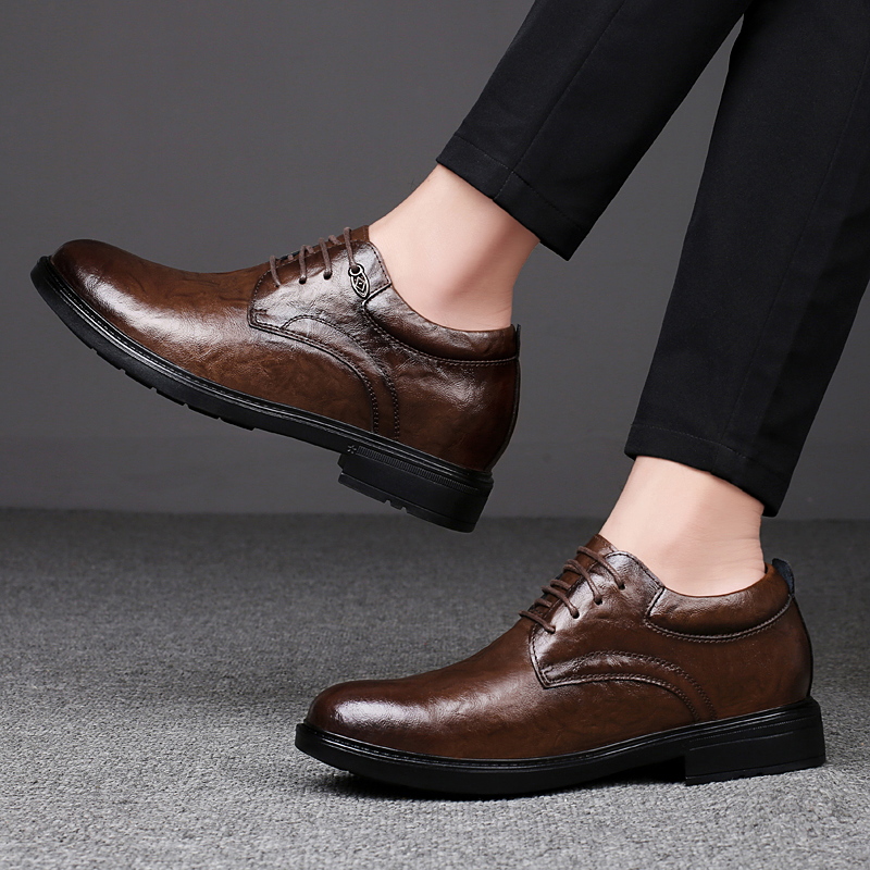Bull Thunder Туфли унисекс для увеличения роста коричневые, цвет Brown Height Increasing — фото 3