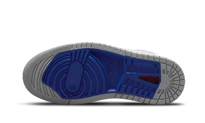 Детские кроссовки высокие с кожаным верхом Air Jordan 1 High Zoom CMFT 2 Jordan, Violett — фото 3