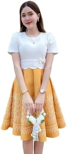 Женское платье с плетеным узором N605, Dress Style 002