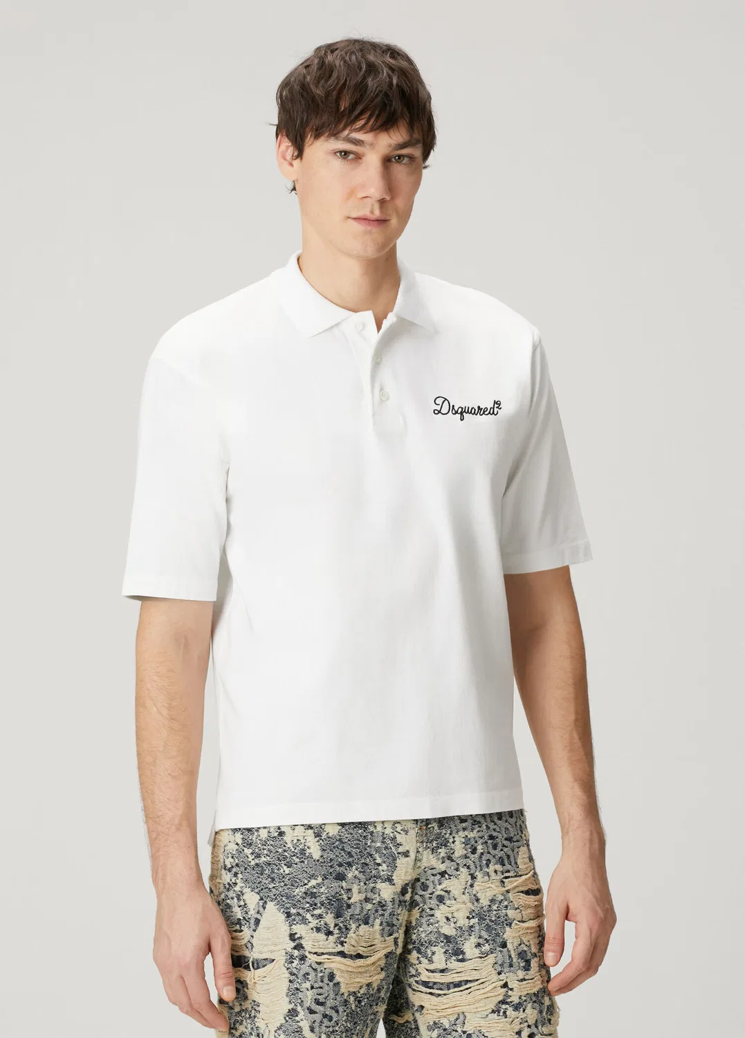 Поло Dsquared2, white