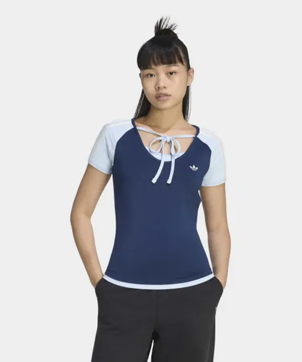 Футболка с принтом Summer Glow, Adidas, ночной индиго, кристальное небо