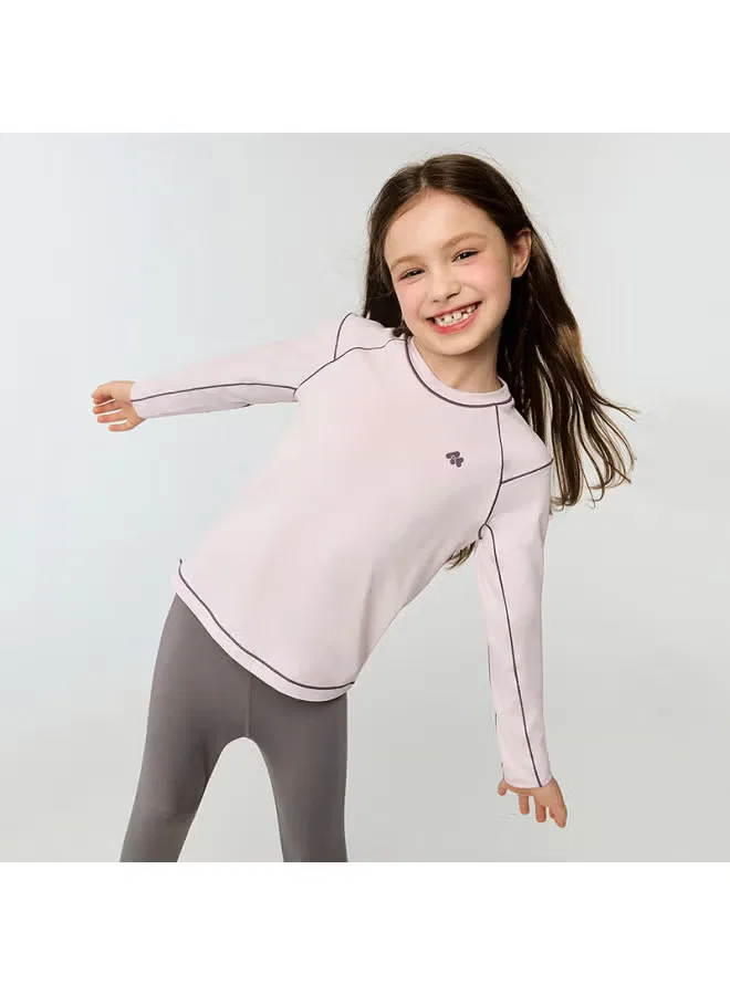 Футболка спортивная с принтом Aimer Kids, светло-розовый