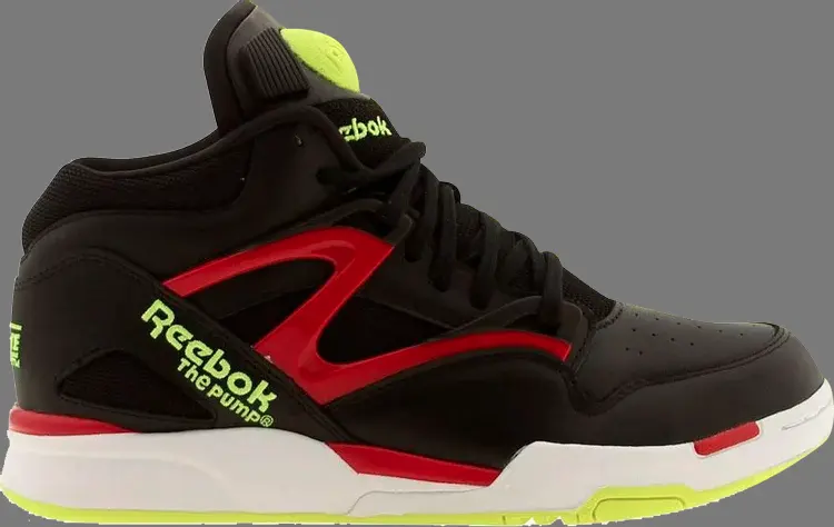 

Кроссовки pump omni lite 'black red yellow' Reebok, черный