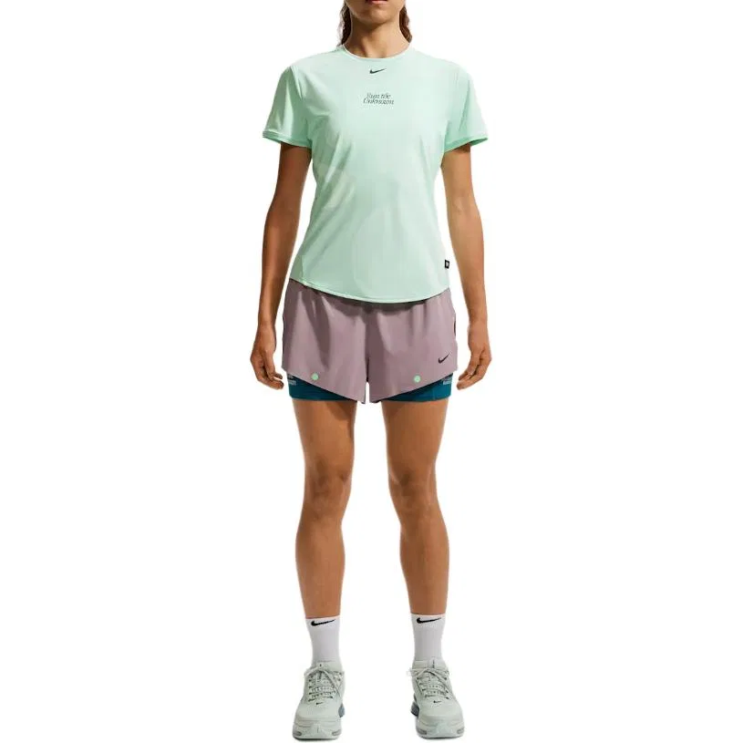 Женские шорты для бега Nike, Light Purple Ore — фото 3