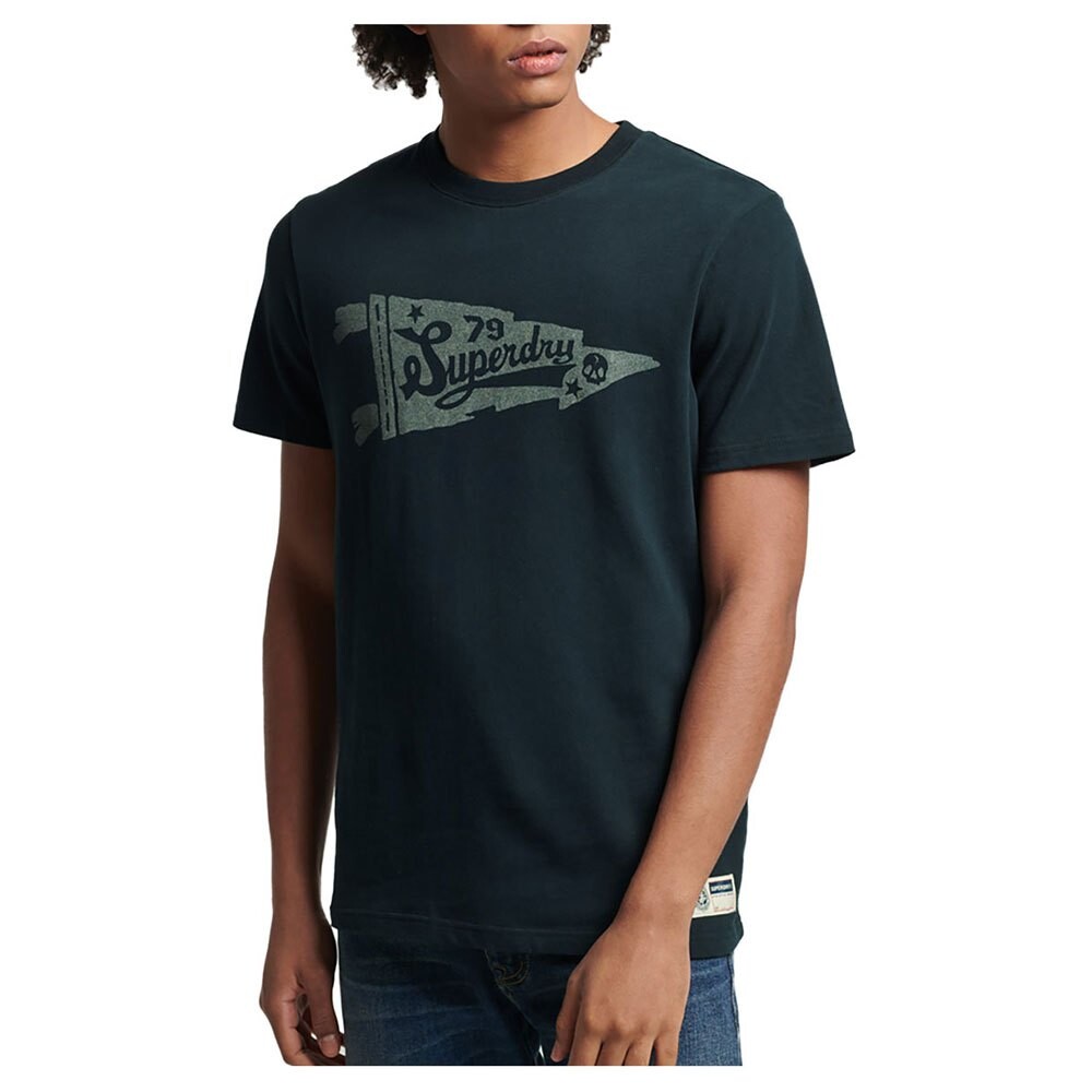 

Футболка Superdry Vintage Script Style Coll T-shirt, синий
