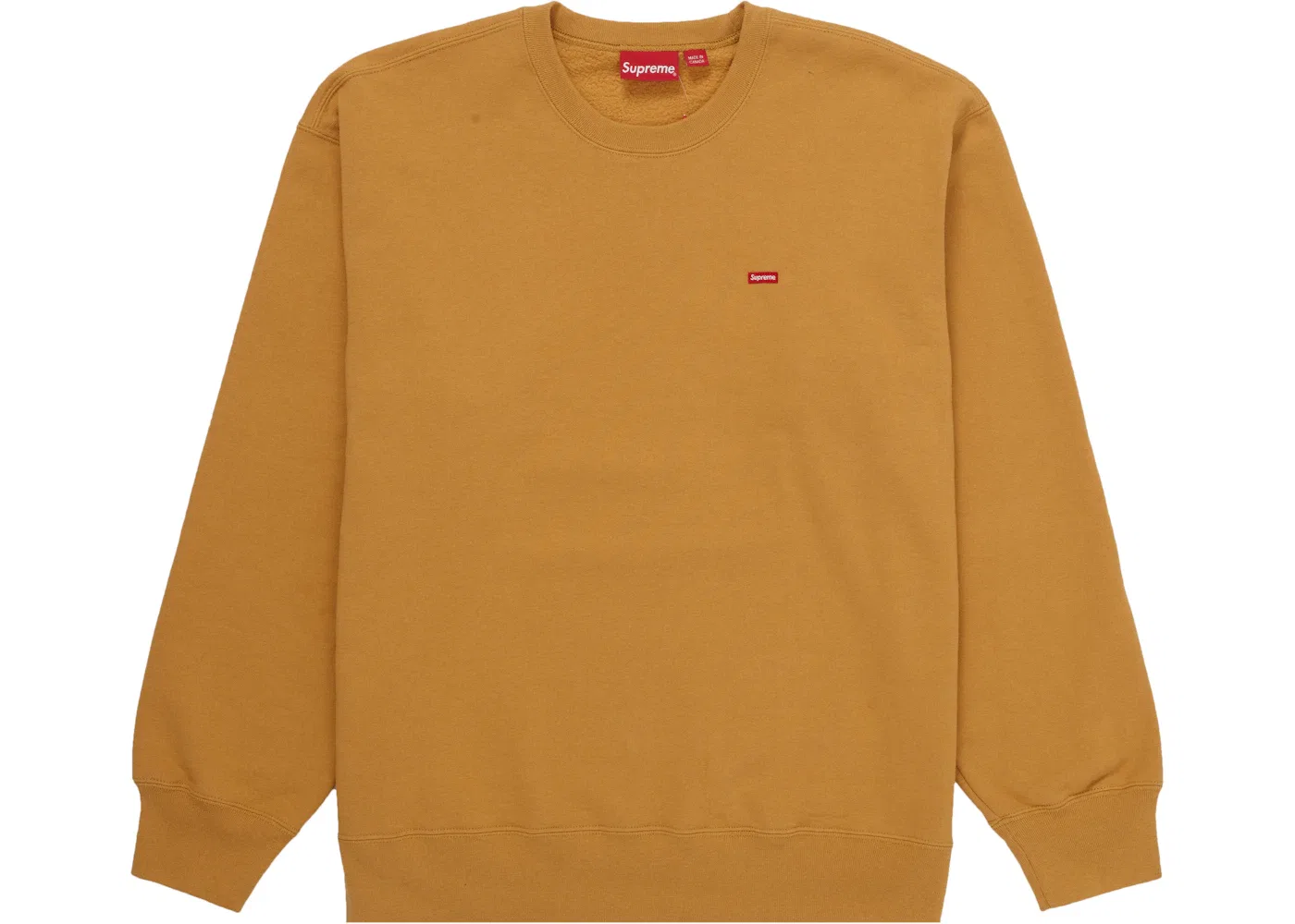 Мужской свитшот Supreme Crewneck (FW21), Light Mustard