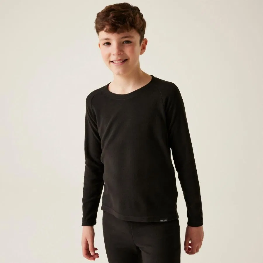 Детское термобелье с флисом Regatta Therm, Schwarz