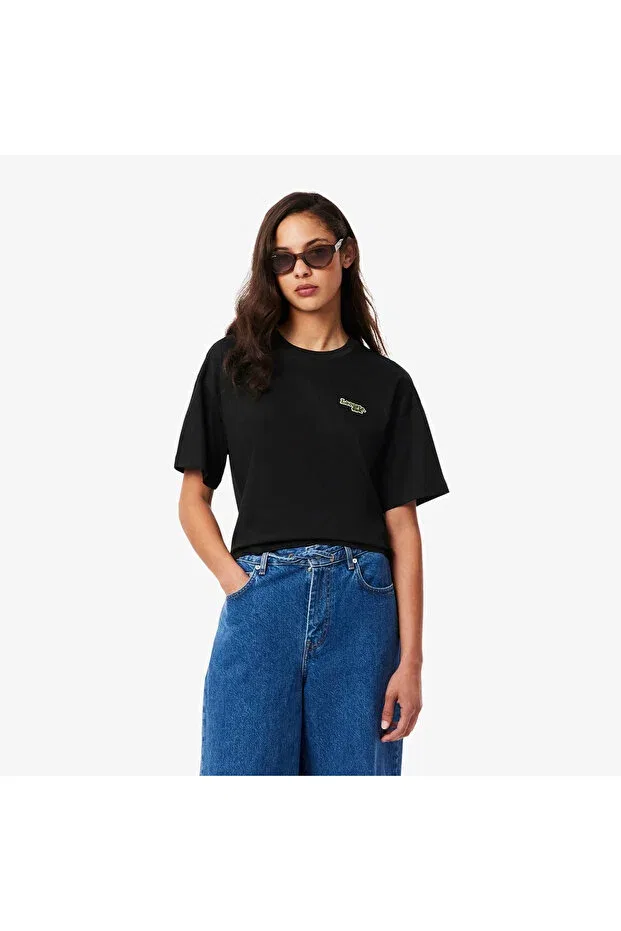 Футболка Lacoste Black, с коротким рукавом