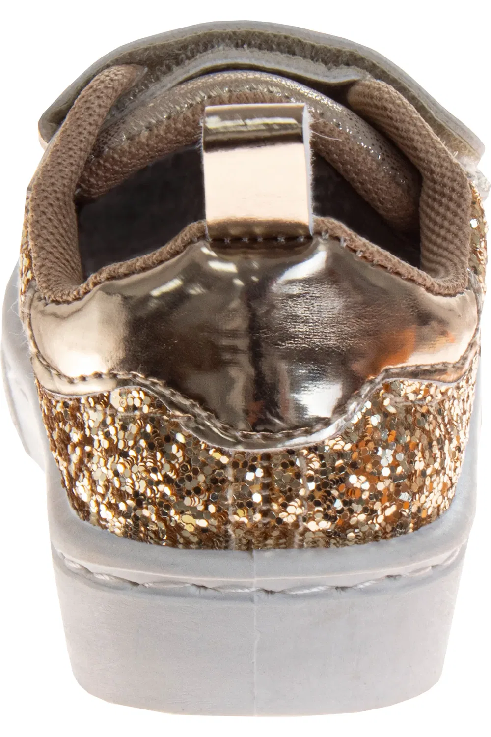 Кроссовки детские на низком подъеме Glitter Star Laura Ashley, Gold Glitter — фото 3