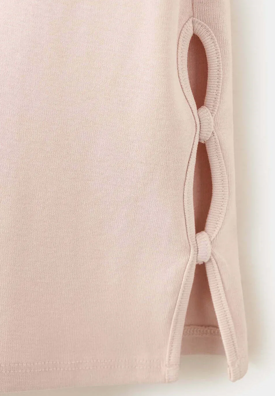Футболка с принтом для подростков Mango Kids, Light Pink — фото 4