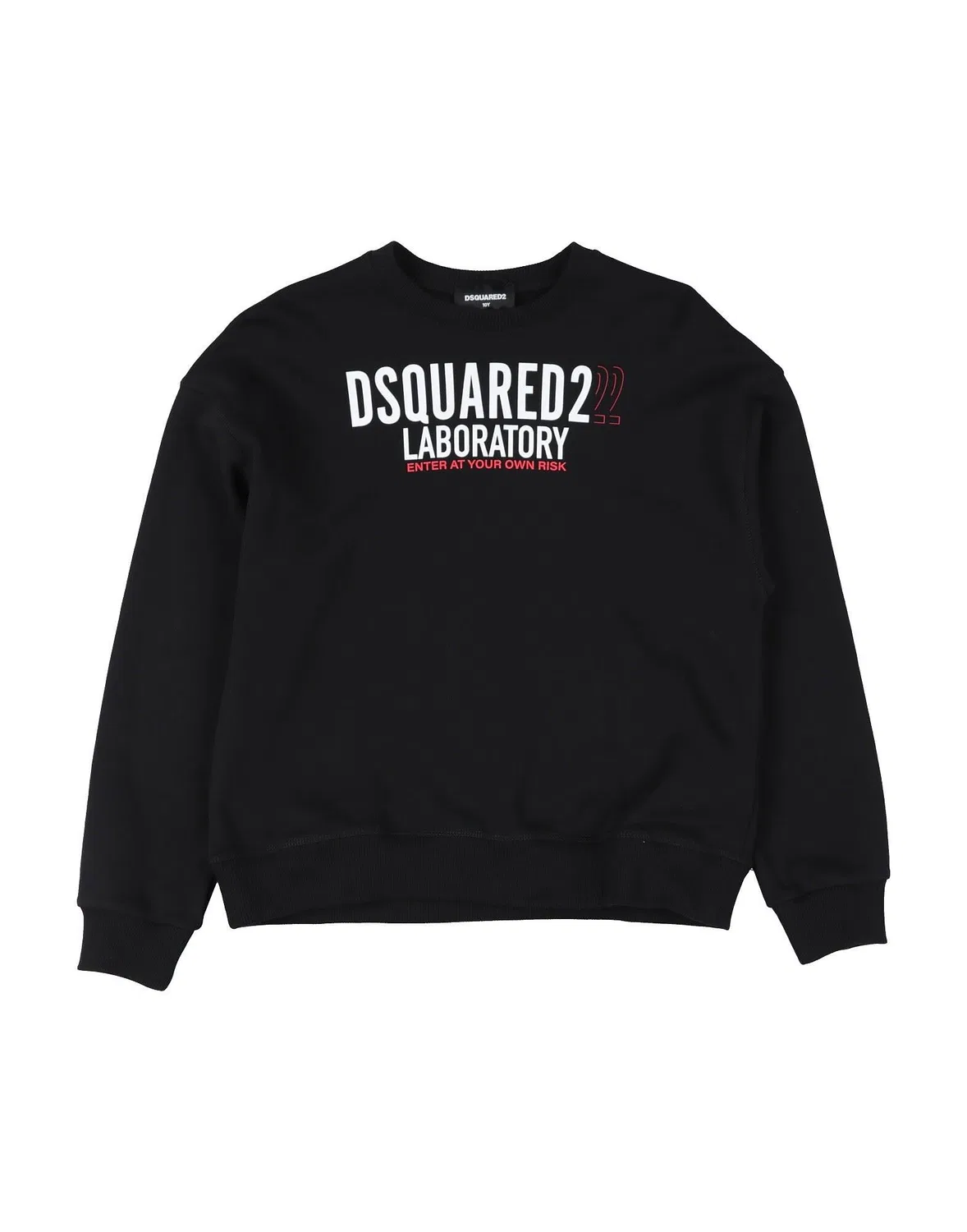Детская толстовка с принтом Dsquared2, черный