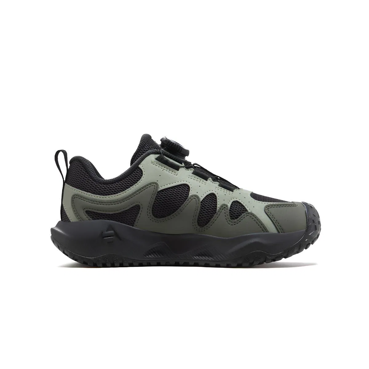 Детские уличные ботинки с принтом Tiger Claw FILA KIDS, Black/Beetle Green — фото 3