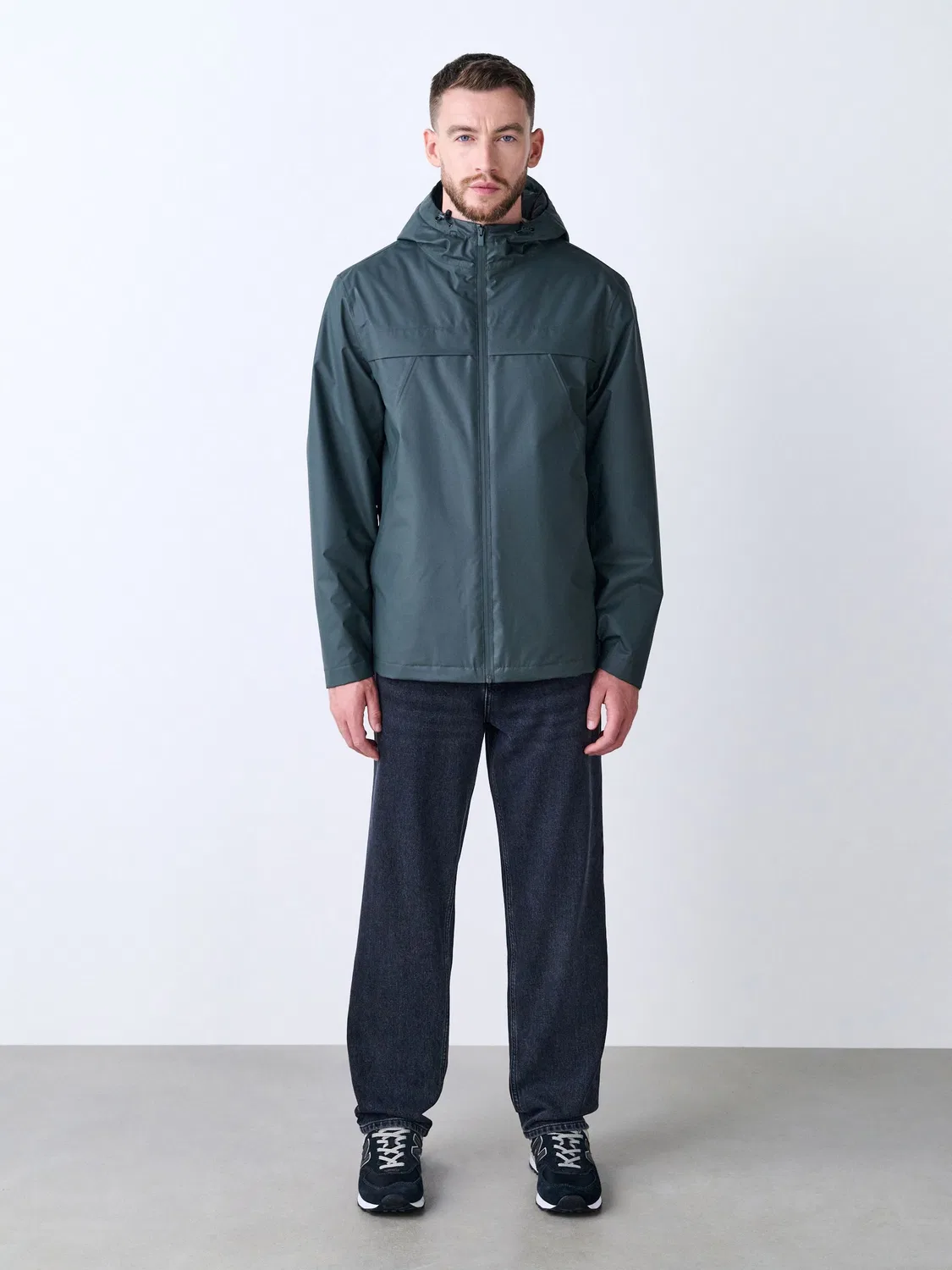 Джинсы Relaxed Tapered Fit Vintage Wash Next, черный — фото 2