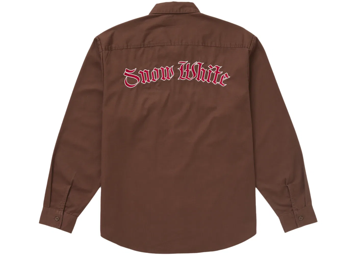 Мужская рубашка Supreme Snow White Work Shirt, Brown