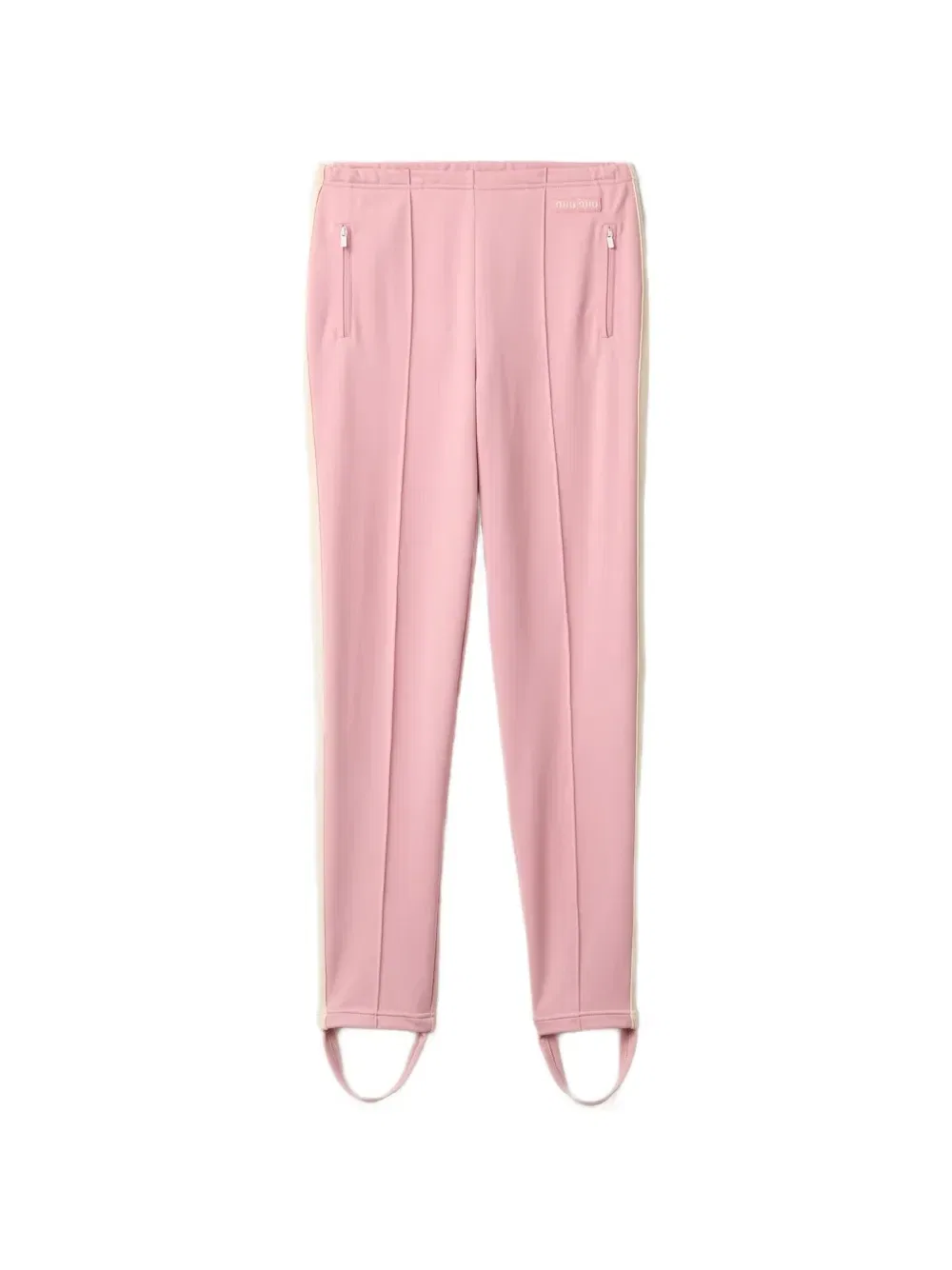 Спортивные брюки из технической ткани Miu Miu, розовый