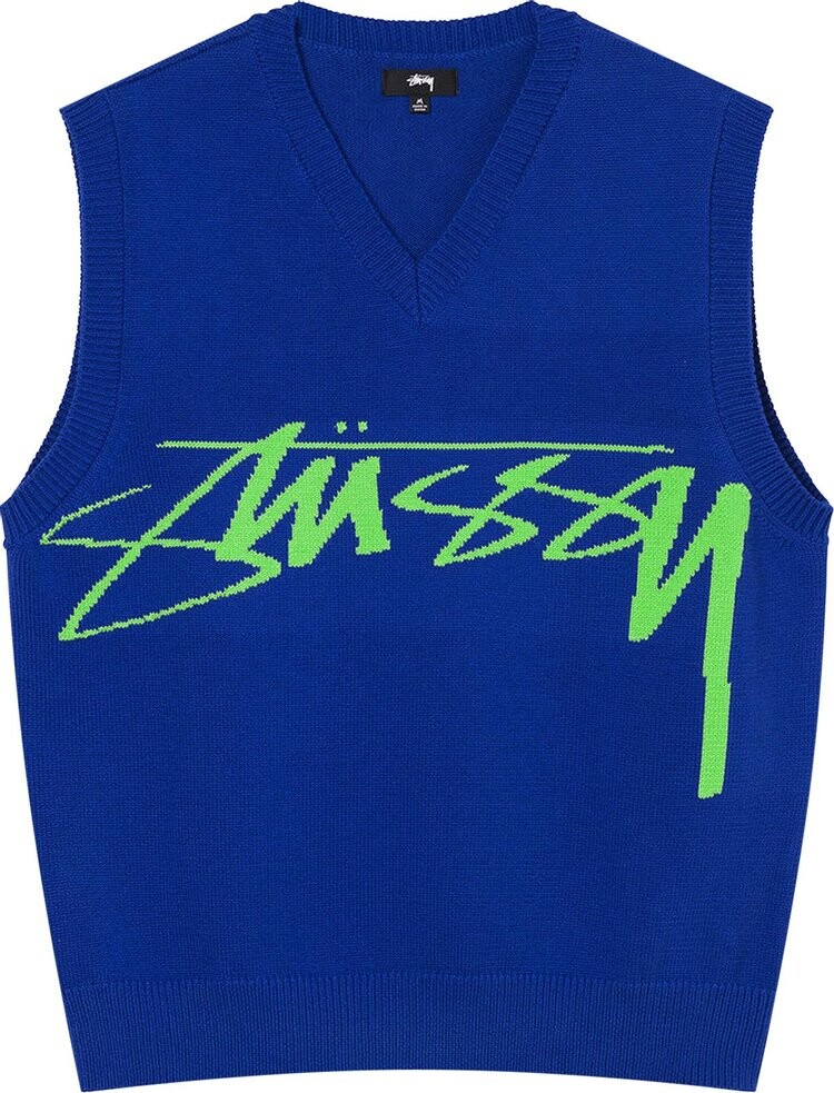 

Свитер Stussy Sweater Vest 'Blue', синий