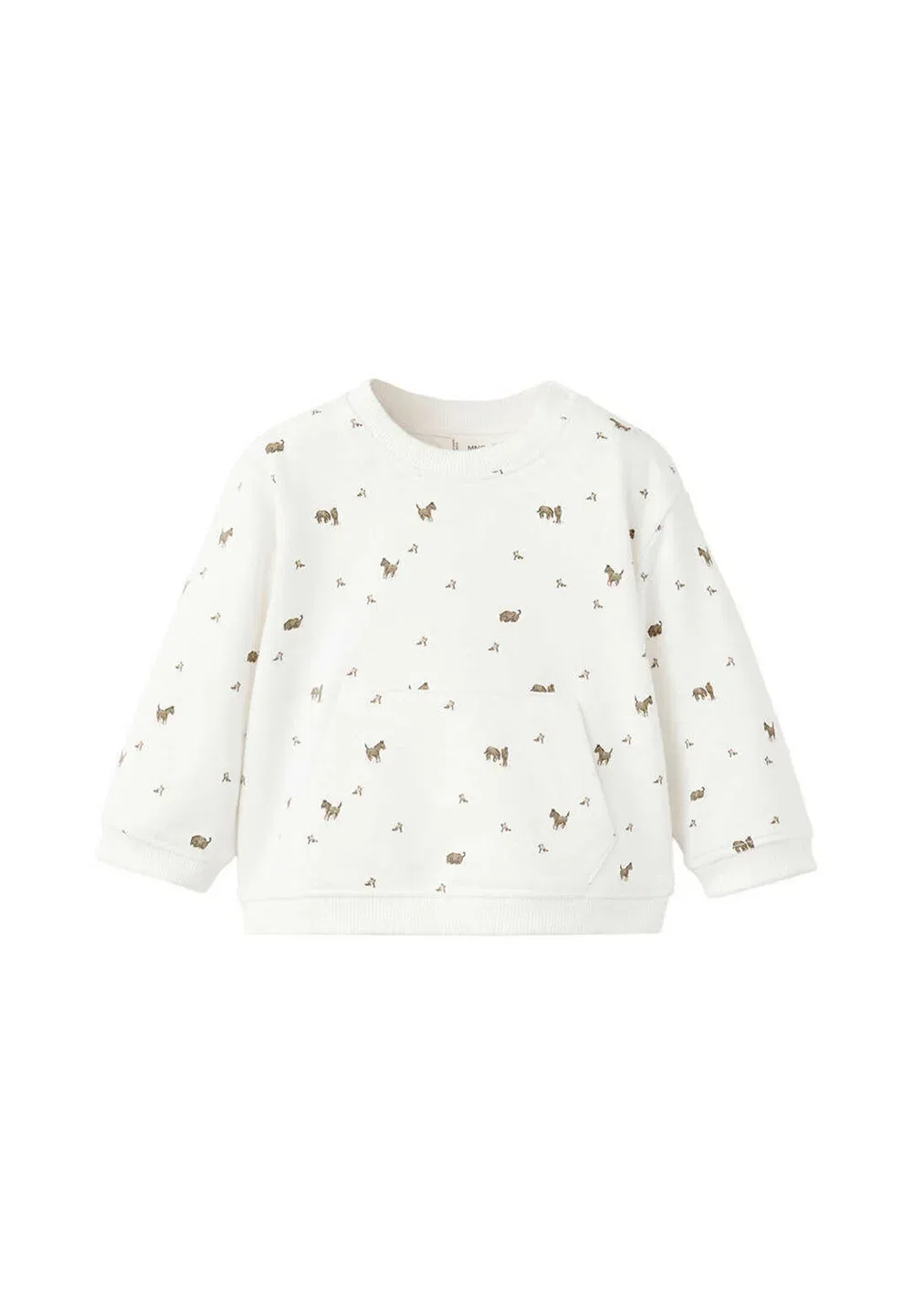 Детская толстовка Mango Kids, Off White