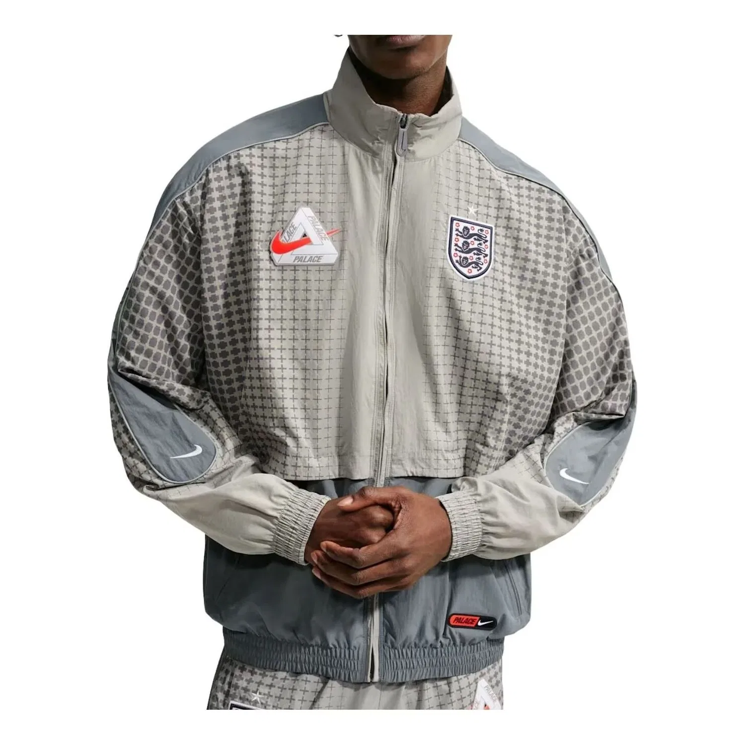 Мужская куртка Nike x England x Palace Cryoshot Track Jacket, серый