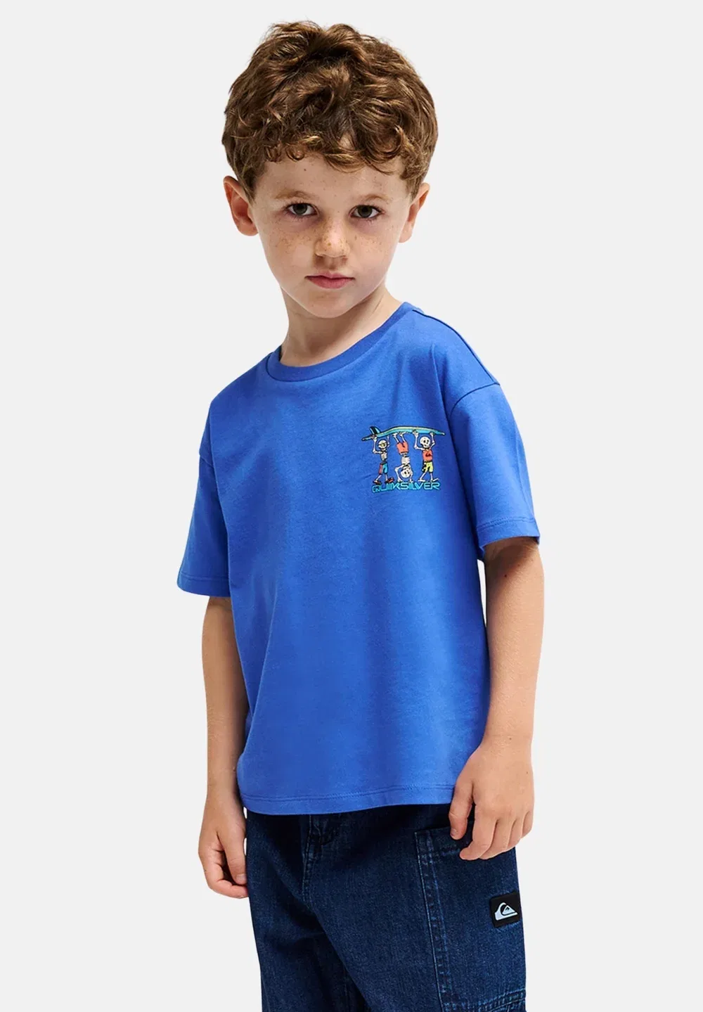Одежда Jungen 2-7 | Топы - футболка с принтом Quiksilver, Ppm — фото 3