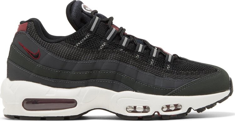 

Кроссовки Nike Air Max 95 'Grey Team Red', черный