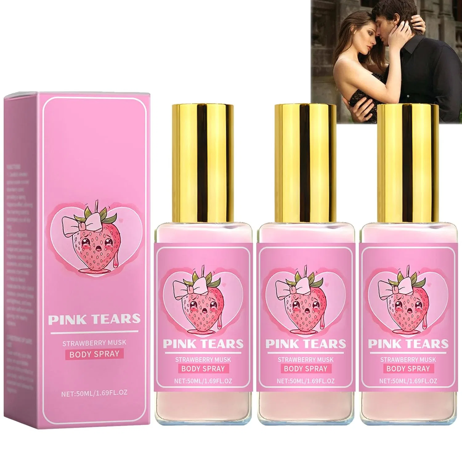 Боди-спрей Strawberry Musk, blmcoos, 50 мл