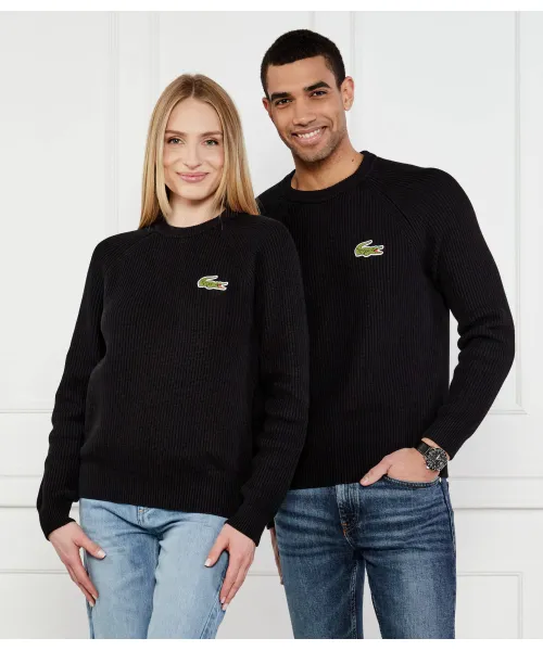 

Свитер Classic fit Lacoste, черный