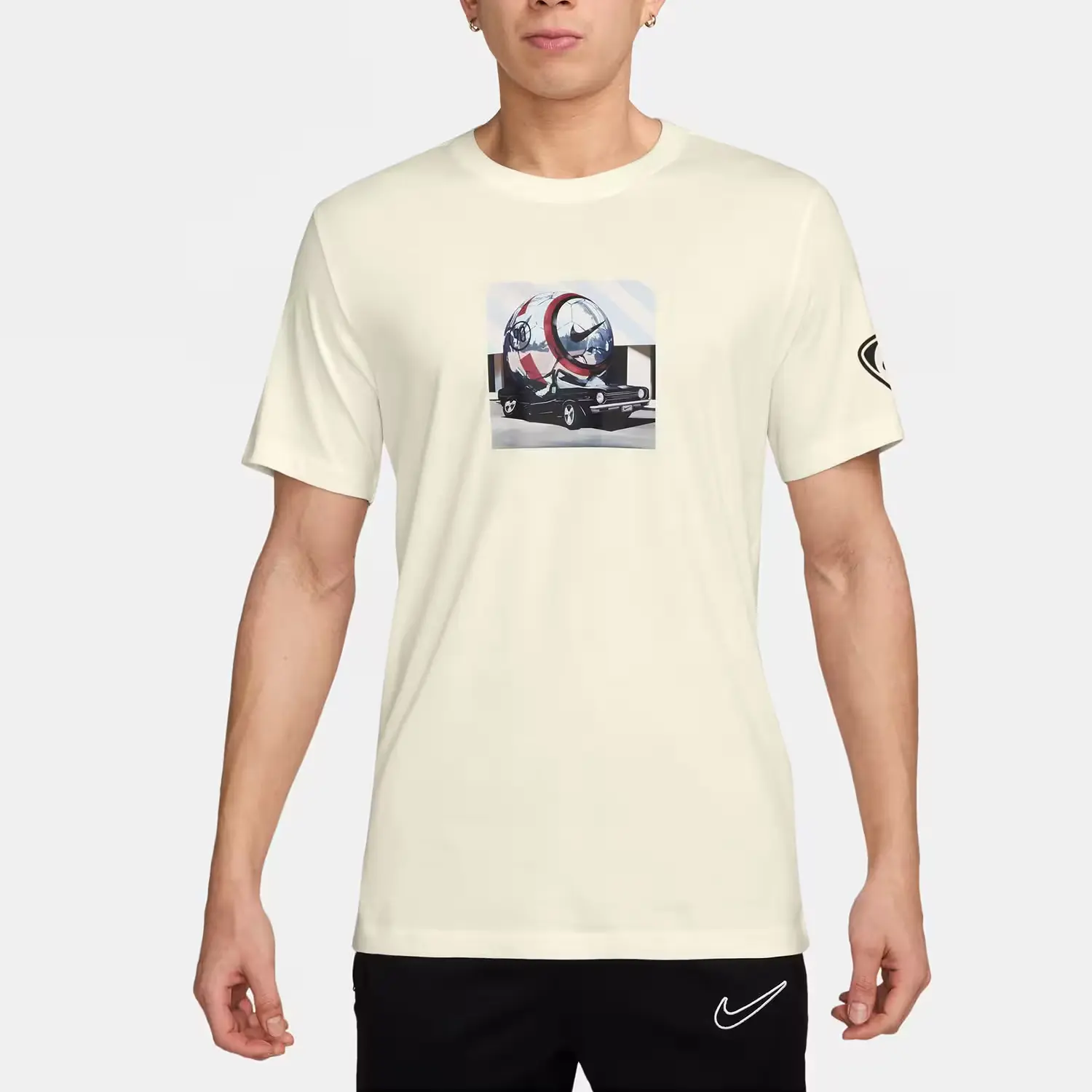 Футболка Unisex Total 90 SS25 SAIL Nike, Ecru — фото 3