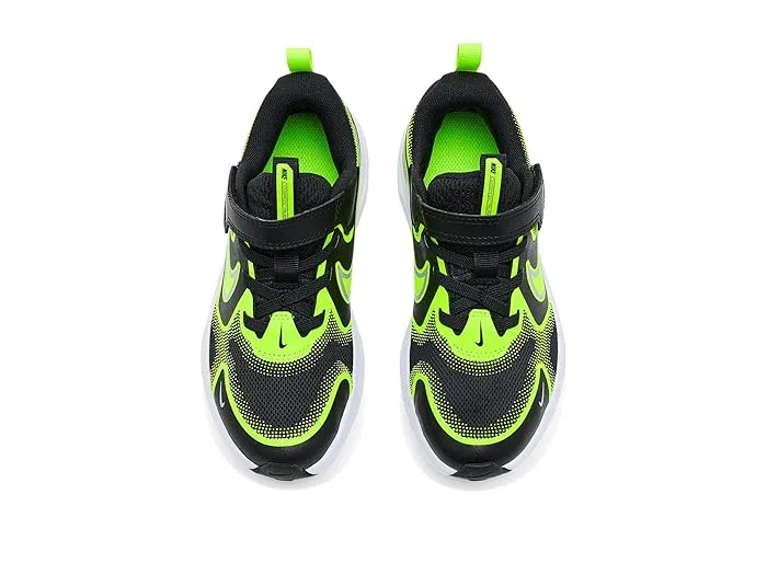 Кроссовки Cosmic Runner Swoosh Nike Kids, Black/Wolf Grey/Volt — фото 3