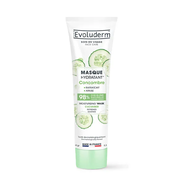 

Успокаивающая маска для лица Masque Hydratant Concombre Evoluderm, 30 ml