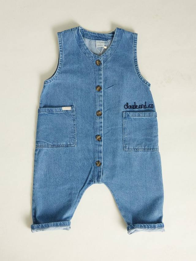 

Детский комбинезон с крапивником Claude & Co, цвет Denim