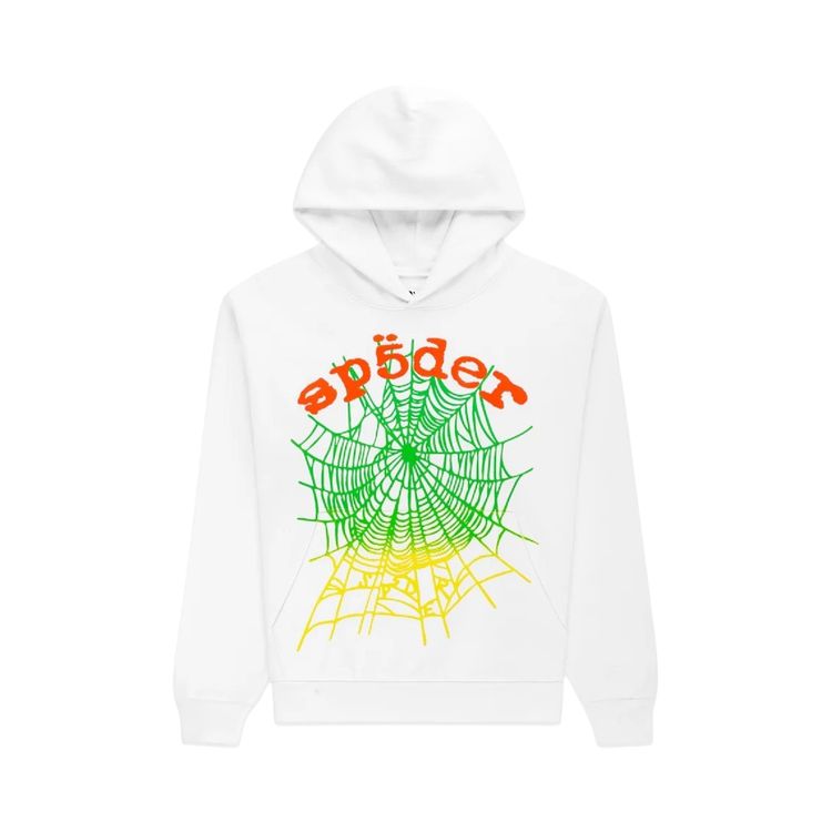 

Худи Sp5der Og Web V2 Gradient Hoodie 'White', белый