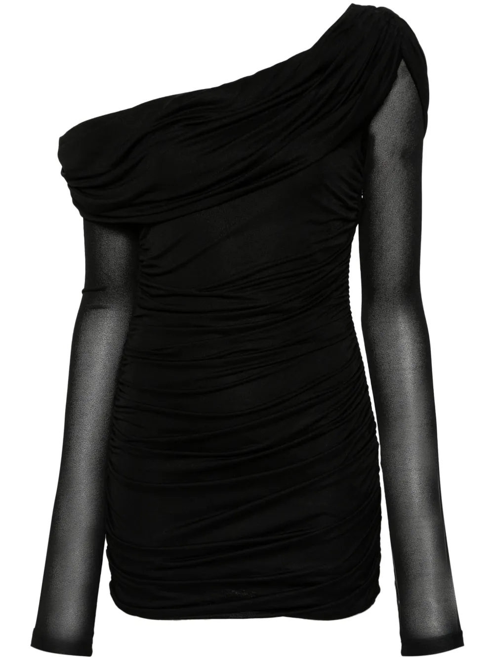 

Платье мини с драпировкой BLUMARINE, черный
