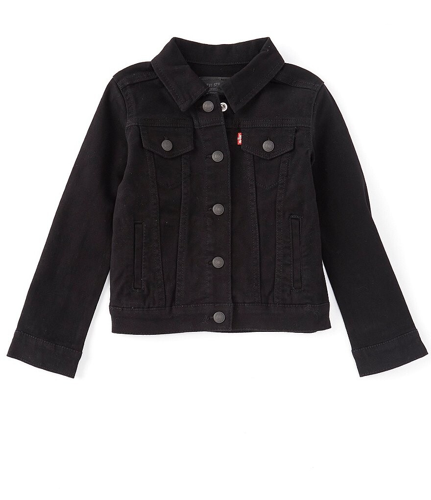 

Джинсовая куртка Levi's Little Girls 2T-6X, черный