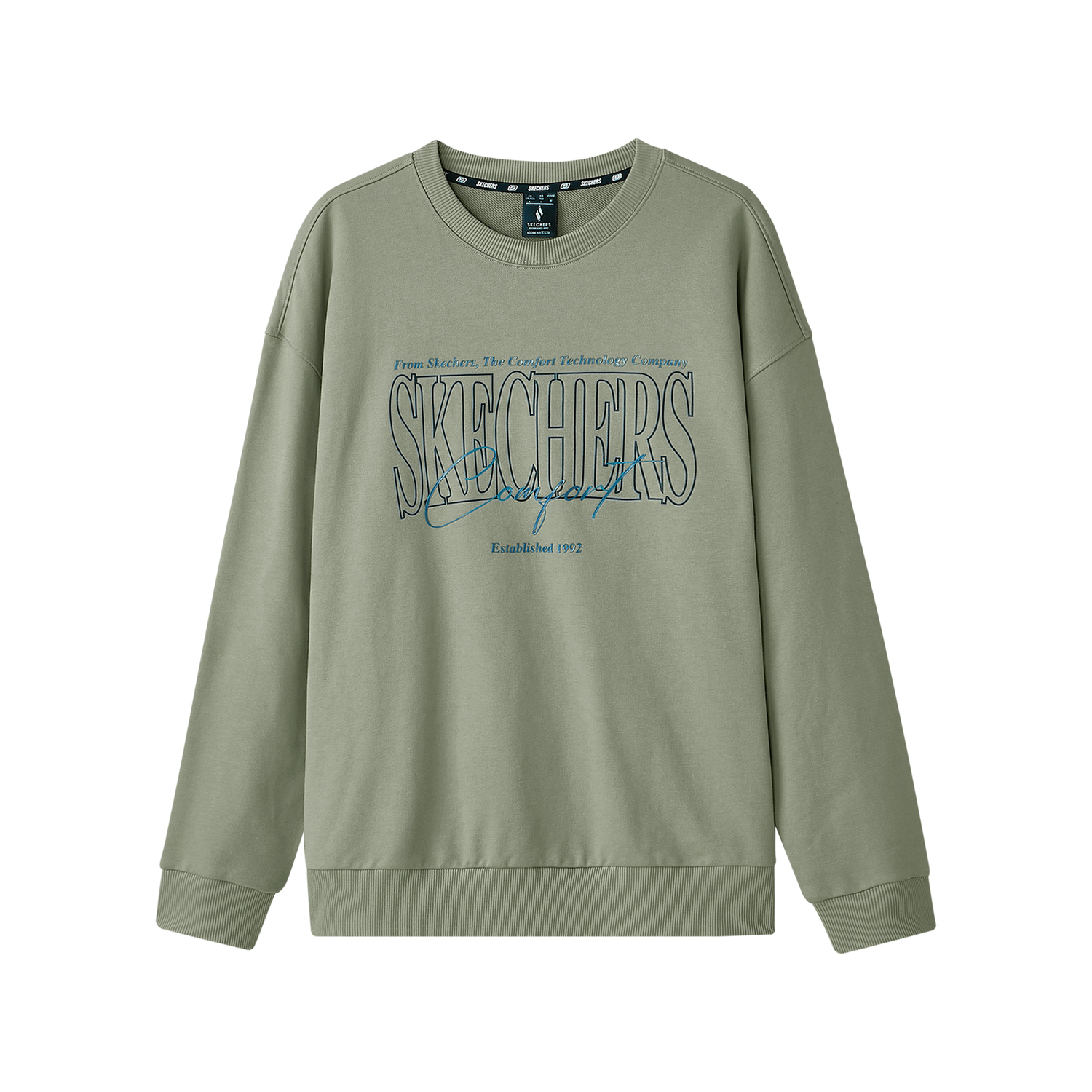 

Skechers Спортивный свитшот унисекс Laurel Oak серый