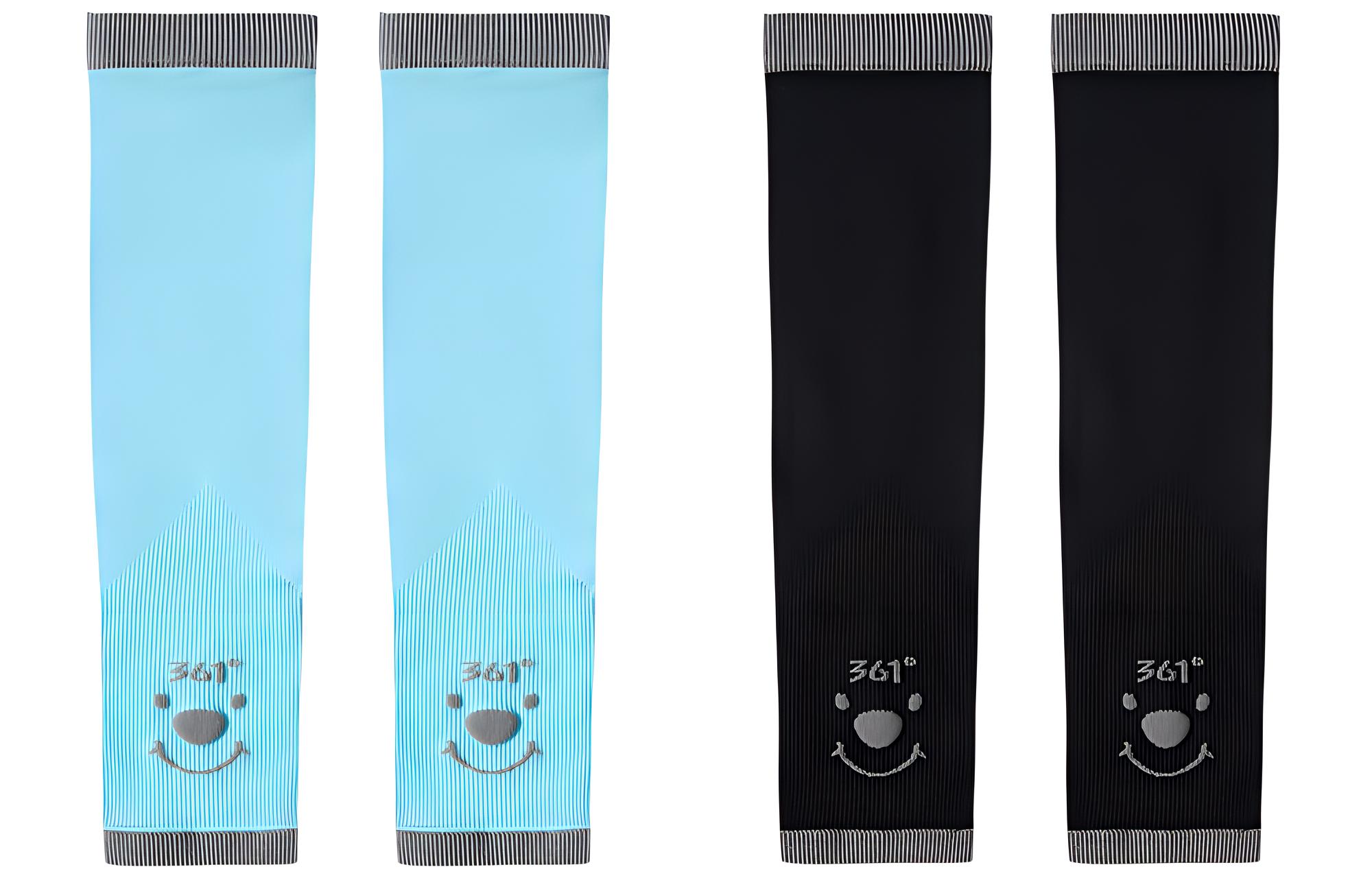 

Защитные рукава от солнца для детей 92% полиамид, 8% эластан 361°, синий-серый + черный-серый