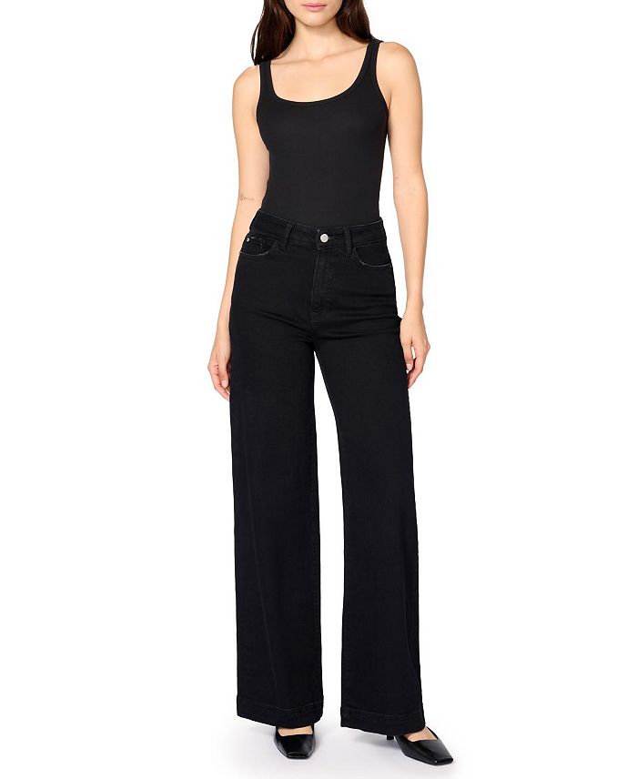 

Джинсы NCE Wide Leg в цвете Inkwell Warp + Weft, черный