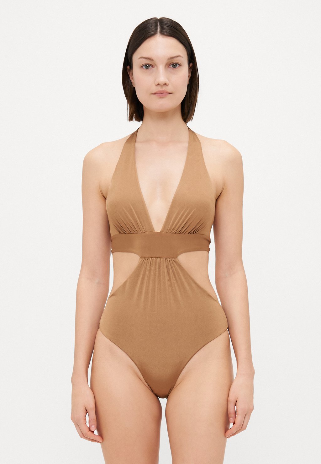 

Купальник CASSIE Max Mara Beachwear, коричневый