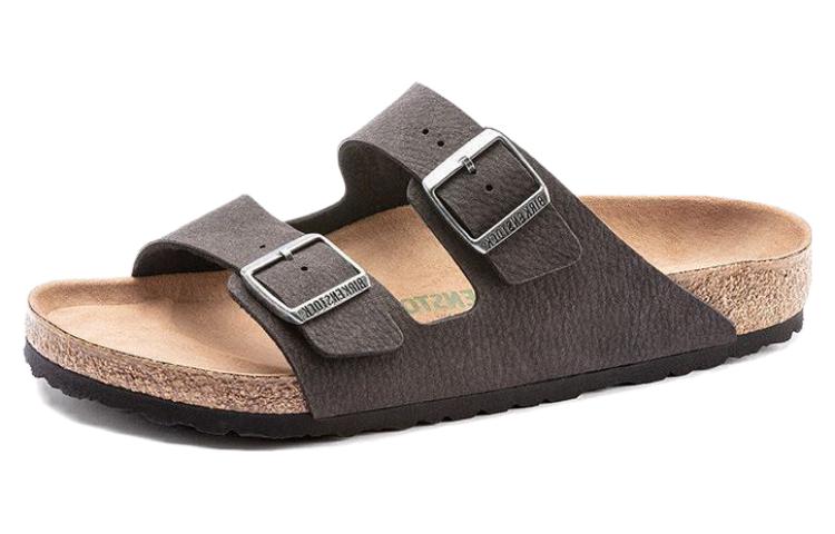 

Birkenstock Аризона замшевые сандалии с открытым носком черные, цвет Black