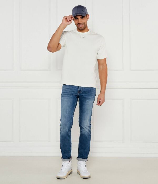 Футболки Comfort fit Calvin Klein, экрю — фото 2