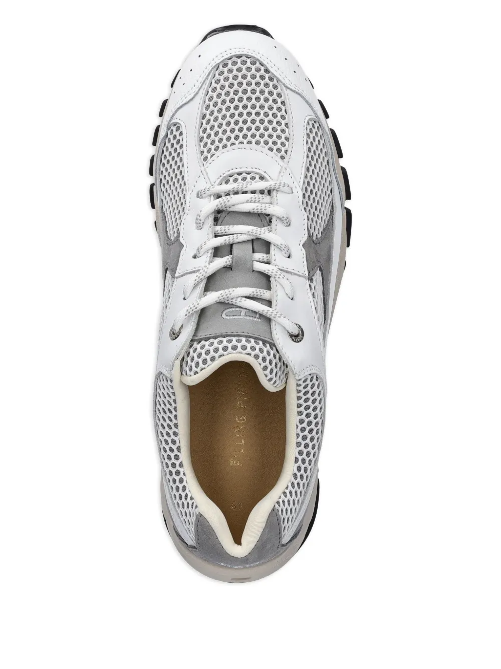 Кроссовки Oryon из кожи с сетчатыми вставками Filling Pieces, серый — фото 3