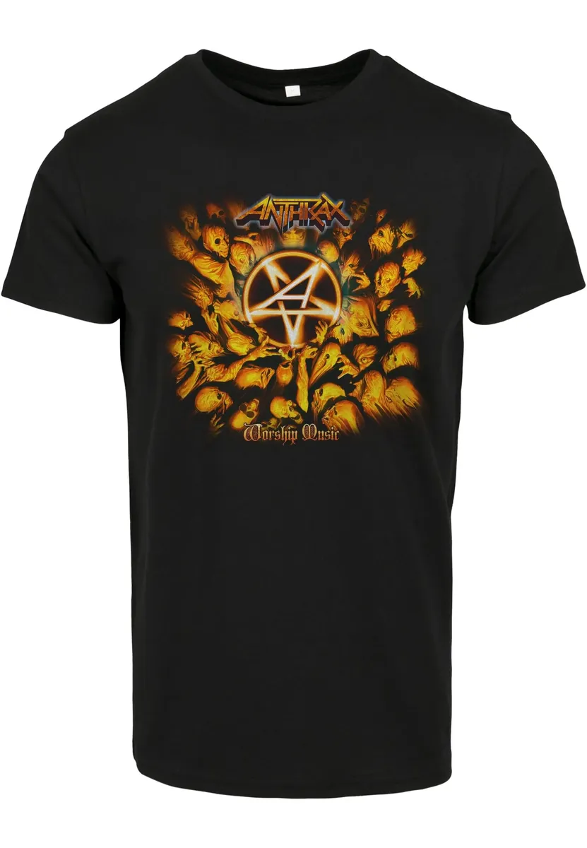 

Футболка Merchcode "Мужская футболка Merchcode Anthrax Worship Tee", черный